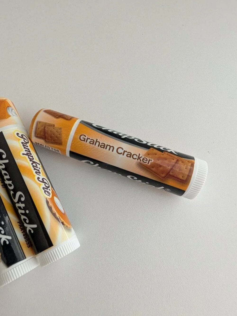 Chapstick Lip Balm Lip Smackers Lot Cotton Candy Pumpkin Pie Graham Cracker New